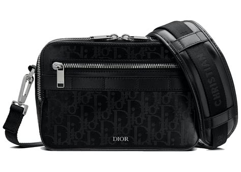 dior safari messenger bag black